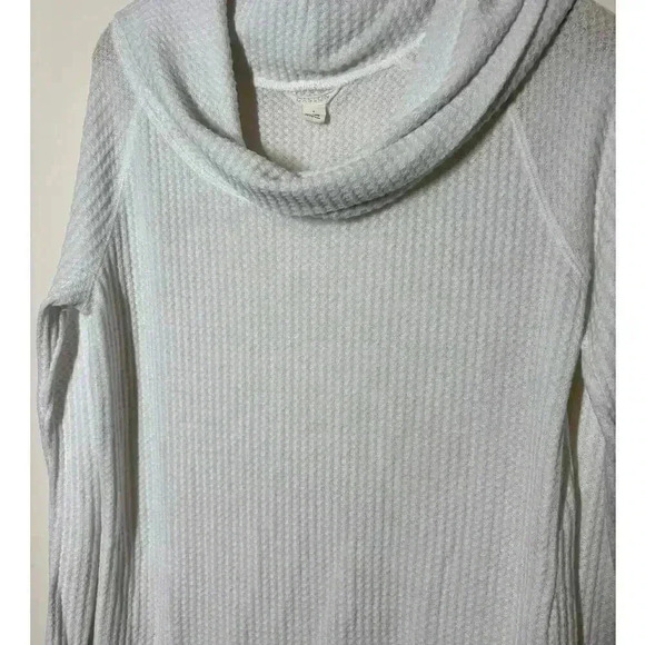 Caslon Women S Waffle Knit Long Sleeve Boho Loose Fit Lagenlook Comfort - Picture 2 of 8